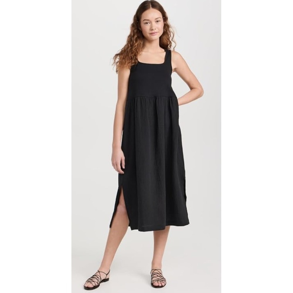 Madewell Women's Knit Tank Midi Dress XL Minimalist Capsule Casual Stretchy